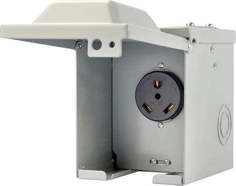 outdoor electrical lock box|lockable external socket outlet.